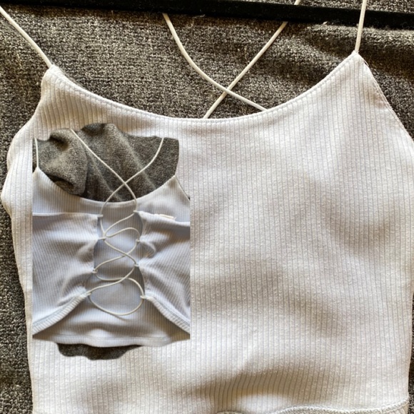 light blue crop top - Picture 2 of 2